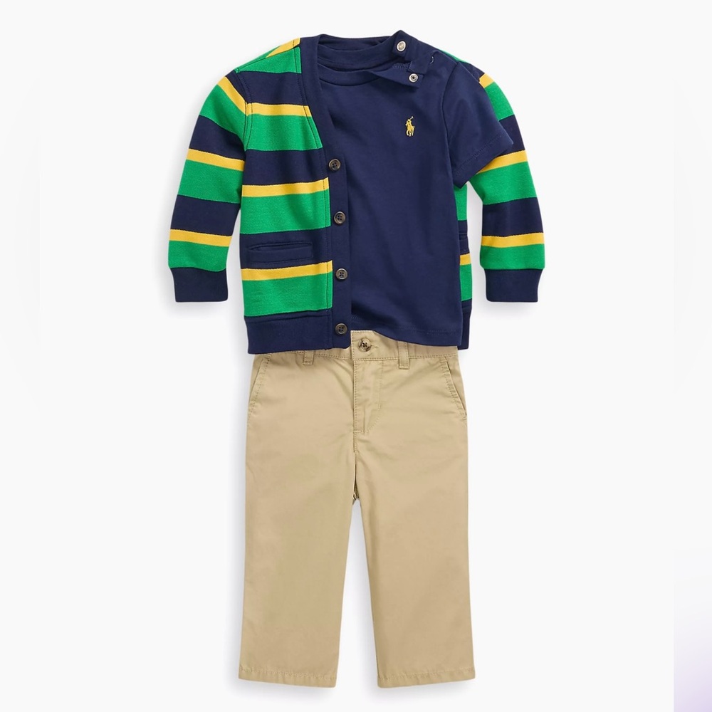 Polo Ralph Lauren Baby Boy’s 3-piece set